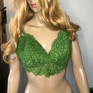 NWT! Lace triangle Bralette.
